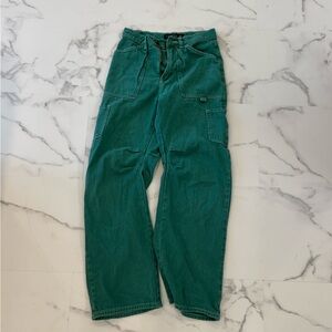 Lioness Green Denim Pants